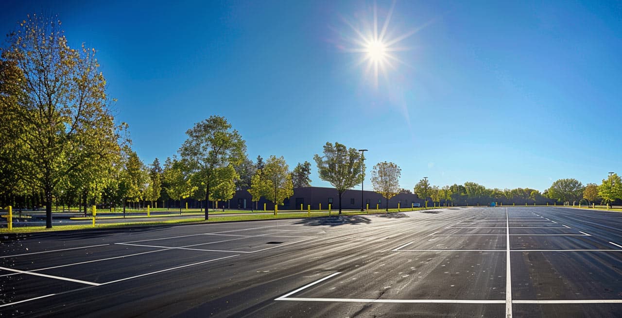 Permeable Concrete Car Parks, Permcon permeable concrete