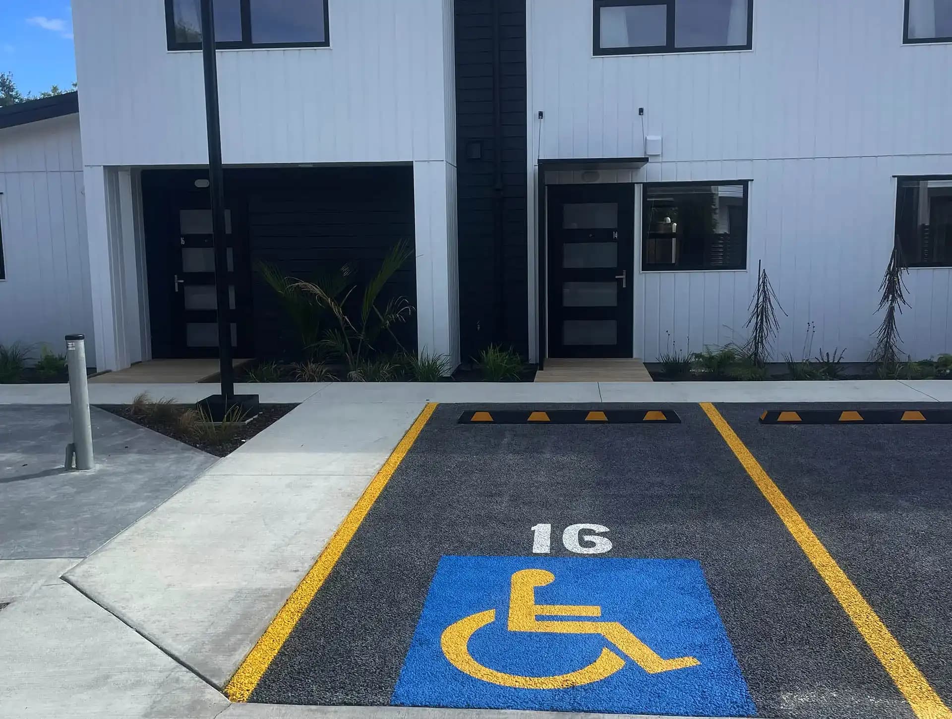 Accessible bays, line marking and the details people forget