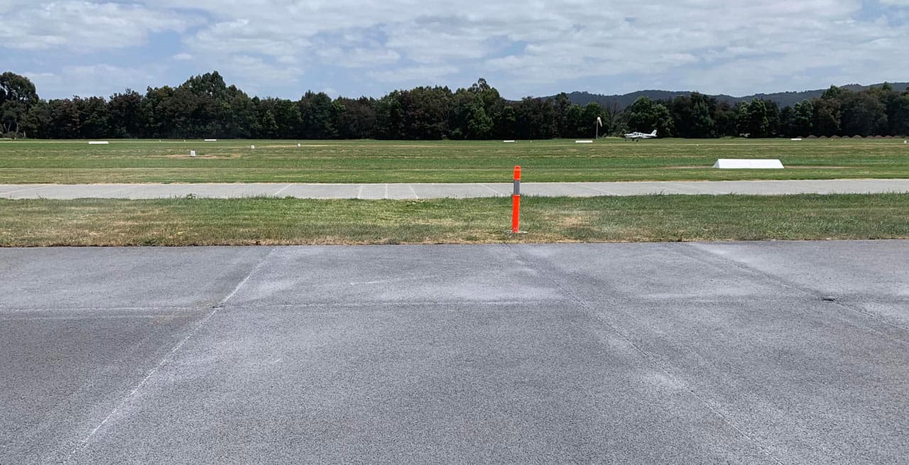 What happens to the water off an apron