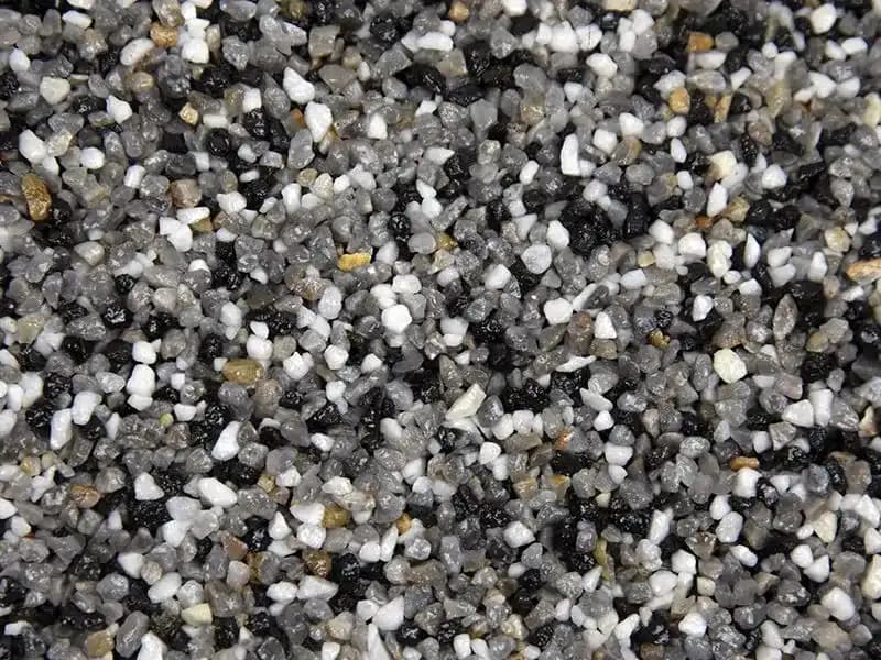 Blue Stone Mix 413 permeable concrete colour