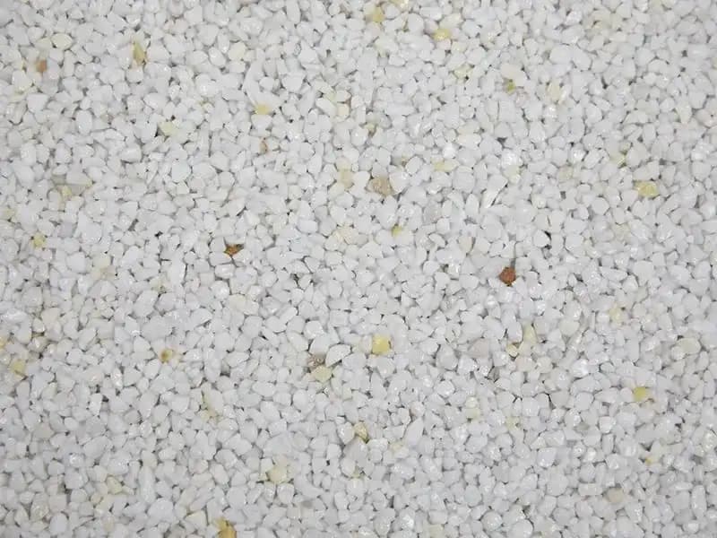 Crystal White 109 permeable concrete colour